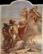TIEPOLO, Giovanni Domenico Venus Appearing to Aeneas on the Shores of Carthage oil painting on canvas